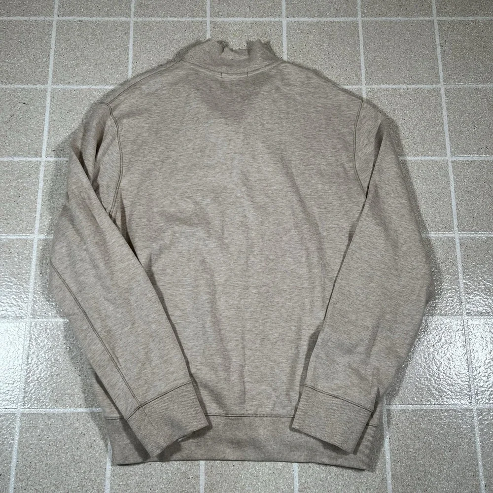 Polo Ralph Lauren Long Sleeve Luxury Jersey Quarter Zip Sweater 1/4 Size L - Picture 4 of 7